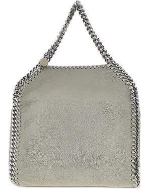 Stella McCartney Falabella Mini Chain-Trim Tote Bag - Grey