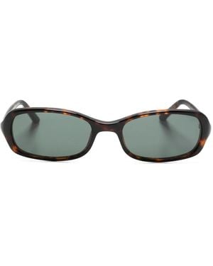 Chimi Gafas de sol con montura oval - Marrón