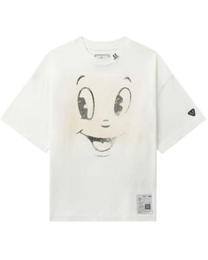 Maison Mihara Yasuhiro T-Shirt mit grafischem Print - Weiß