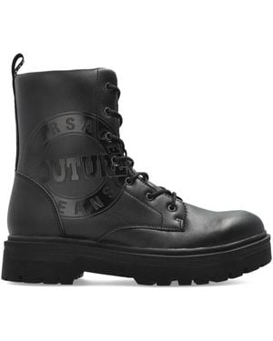 Versace Jeans Couture Syrius バイカーブーツ - ブラック