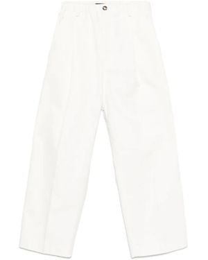 Sofie D'Hoore Pressed-Crease Trousers - White