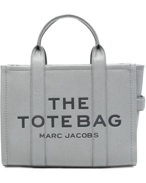 Marc Jacobs Medium Leather Tote Bag - Grey