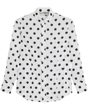 Fiorucci Polka-Dot Shirt - White