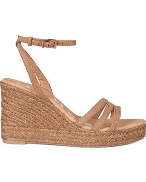 Manebí 100Mm Hamptons Suede Espadrilles - Natural