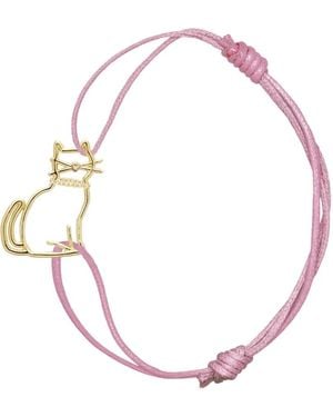 Aliita Miau Kordelarmband - Pink
