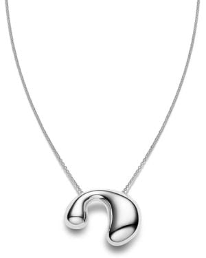 Maria Black Dolphin Necklace - Metallic
