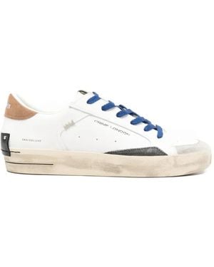 Crime London Sk8 Deluxe Sugar Skate Deluxe Trainers - White