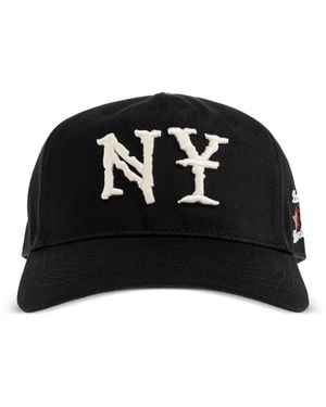 Duke & Dexter Ny-Embroidered Baseball Cap - Black