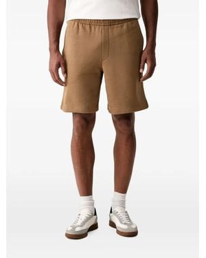 Lacoste Logo-Patch Drawstring-Waist Shorts - Natural