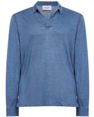 D4.0 Long-Sleeve T-Shirt - Blue