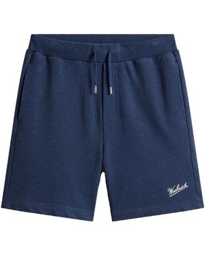 Woolrich Logo-Print Shorts - Blue
