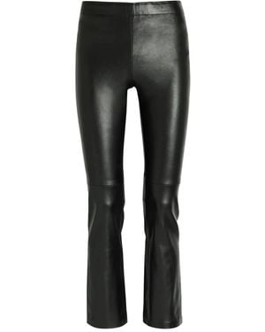 Stouls Pantalon En Cuir À Empiècements - Gris