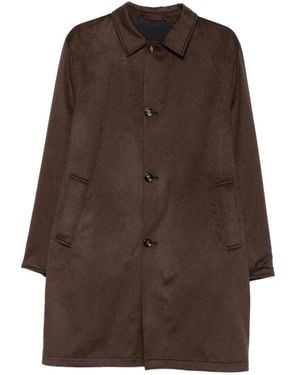 KIRED Cashmere Single-Breasted Coat - Brown