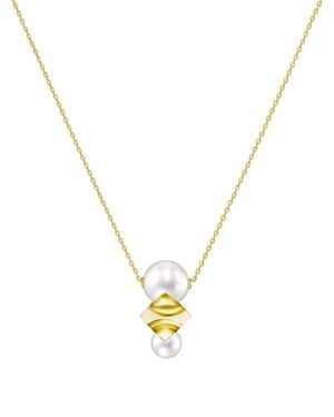 Tasaki Pendente M/G Square Leaf - Metallizzato