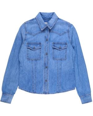 Twp Mustang Sally Denim Shirt - Blue