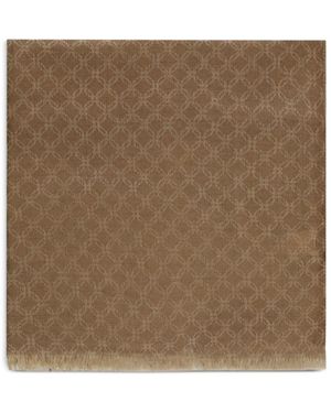 Altea Patterned Scarf - Brown