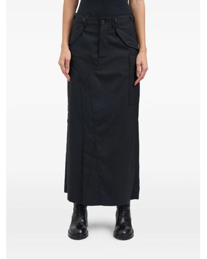 Junya Watanabe Rock mit aufgesetzten Taschen - Schwarz