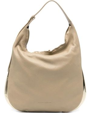 Benedetta Bruzziches Grained Shoulder Bag - Natural
