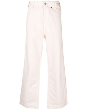 Objects IV Life Mid-Rise Wide-Leg Jeans - White