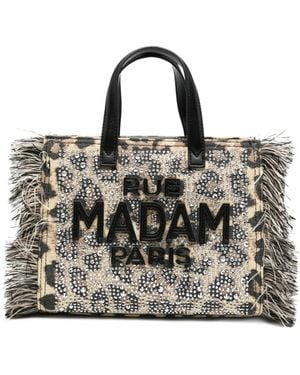 RUE MADAM PARIS Mini Casablanca Tote Bag - Schwarz