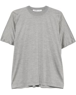 Carven Silk T-Shirt - Grey