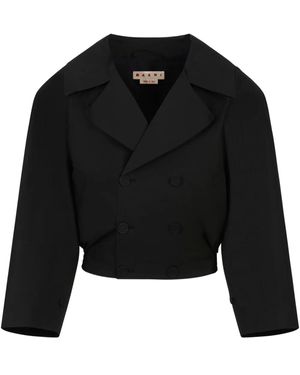 Marni Double-Breasted Jacket - Black