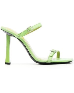 BY FAR Flick 90Mm Sandals - Green