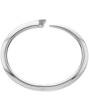 Shaun Leane Sabre Armreif Mit Diamanten - Mettallic