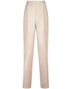Tagliatore Pressed-Crease Pants - White