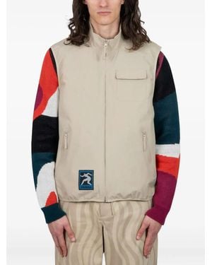 by Parra Reversible Zip-Front Jacket - Natural