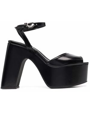 Coperni Platform-Sole Sandals - Black