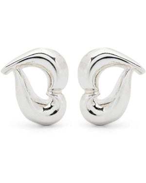 Annelise Michelson Amor Xs Heart-Motif Earrings - White