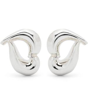 Annelise Michelson Amor Xs Heart-Motif Earrings - White