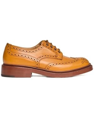 Tricker's Derbies Bourton En Cuir - Orange