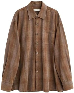Our Legacy Camisa con bolsillo en el pecho - Marrón