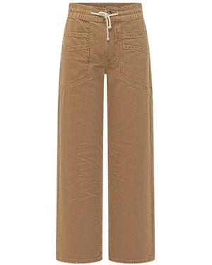 Ba&sh Drawstring Jeans - Natural