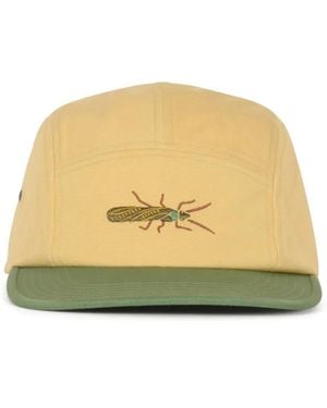 Patagonia Insect-Embroidered Five-Panel Baseball Cap - Natural