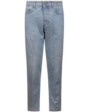 BE ABLE Faded-Wash Straight-Leg Jeans - Blue