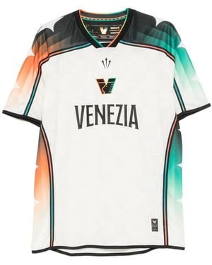 VENEZIA FC X Nocta 26/27 Away Logo-Print V-Neck T-Shirt - White