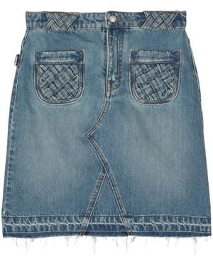 Zadig & Voltaire Jingle Denim Midi Skirt - Blue