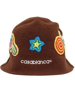 CASABLANCA バケットハット - ブラウン