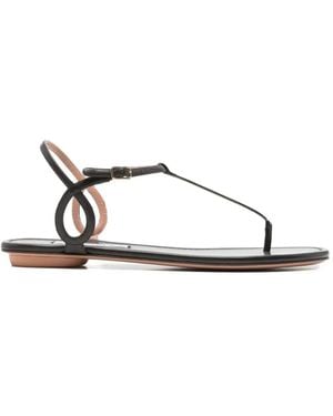 Aquazzura Buckle-Fastening Sandals - White