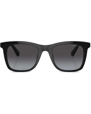 COACH Lunettes De Soleil À Monture Carrée - Black