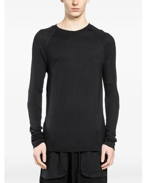 Thom Krom Spliced Long-Sleeve T-Shirt - Black