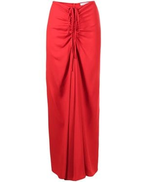 Christopher Esber High-Waist Draped Skirt - Red