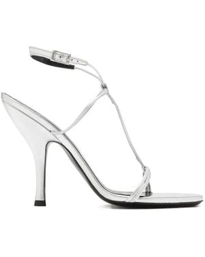 Jude Mixer Metallic Sandals - White