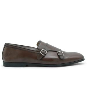 MILLE 885 Buckle-Fastening Monk Shoes - Grey