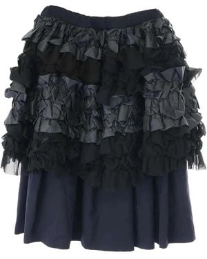 Comme des Garçons Gerüschter Rock - Schwarz