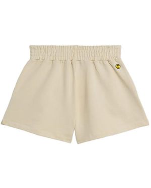 Barrow Shirred Detail Shorts - Natural