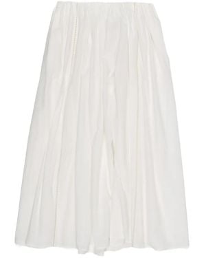Bimba Y Lola Voluminous Midi Skirt - White